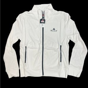 COPY - Blanc du Nil full zip cardigan B2460